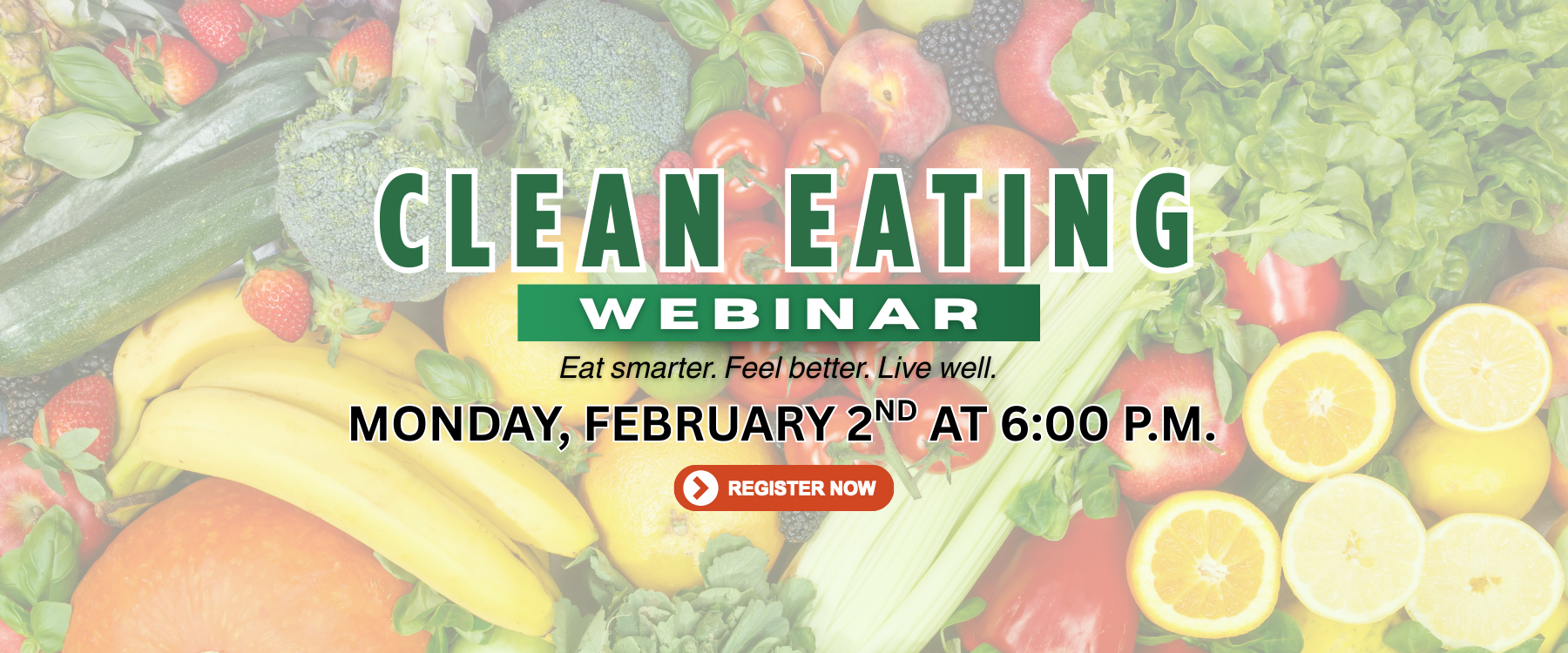 clean eating webinar banner